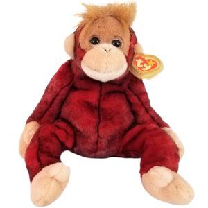TY BEANIE BUDDY Schweetheart The Orangutan 14" Plush - Vintage 1999